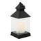 Northlight Candle Lantern with Flameless LED Candle - 9.5" - Black